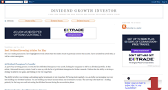 Desktop Screenshot of dividendgrowthinvestor.com