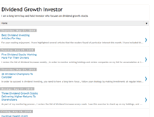 Tablet Screenshot of dividendgrowthinvestor.com